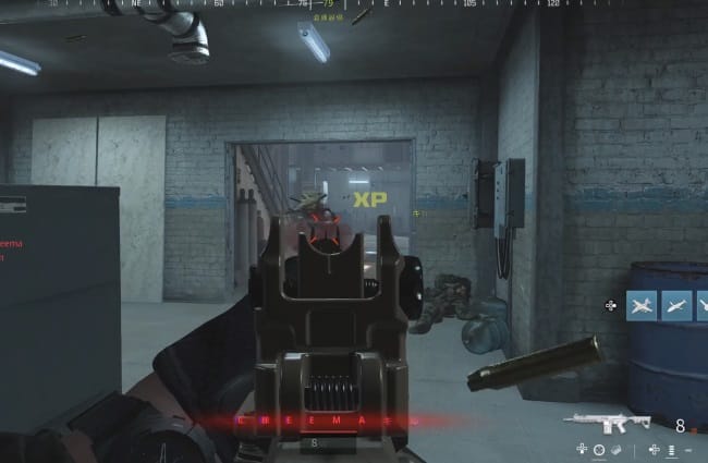 COD MW3のBAS-Bのアイアンサイト